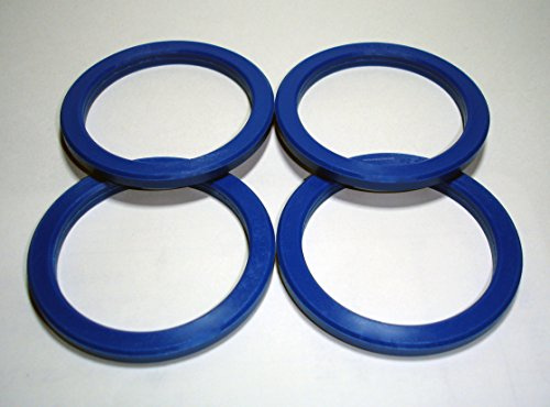 4 CENTRADORES DE LLANTA 72.2-57.1 AROS PARA LLANTAS AVUS MILLE MIGLIA MOMO UVM
