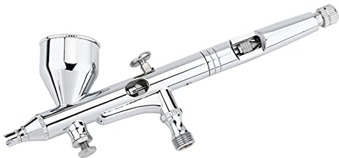 Semme Dual Action Airbrush, 0,2 mm / 0,3 mm / 0,5 mm Nadel-Kunstspritzpistole Mehrzweck-Airbrush-System-Set für Kuchendekoration, Modell, Farbe, Airbrush-Tattoos, Nageldesign und Nagel