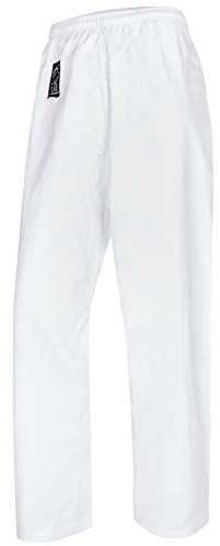 Bay Basic Hose weiß, Karatehose, 8 UZ, 100% (170 - M)