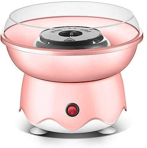 UZIAH Macchina per Zucchero Filato, Macchina per Zucchero Filato per Uso Domestico, Macchina per Marshmallow per Uso Alimentare per Regalo di Festa di Compleanno,Rosa