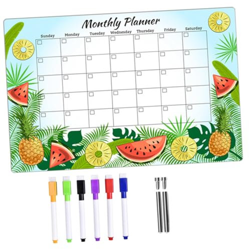 TOGEVAL Acryl-memoboard Multifunktions-schreibtafel Wochenplaner Notiztafel Für Büro Und Küche Memoboard Acryl-notiztafel