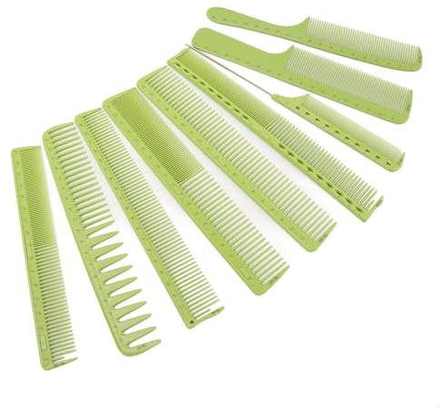 Professionelle Männer Haarkamm Set, Hitzebeständige Stylisten Kammkit, Männer Haarkammset, Feine Zähne für Genaue Ergebnisse Langlebige für Haarpflege -Routinen Hervorragend