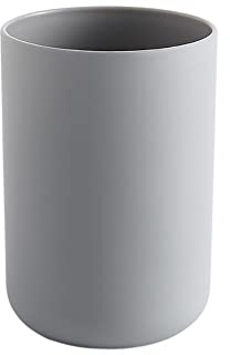 Toothbrush Holder Cup, Bathroom Tooth Brushing Tumbler, Toothbrush Holder Storage Organizer, Plastic Mouthwash Cup for Travel(Grey)