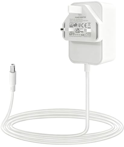 12V Adapter for BT-Openreach ONT Openreach EchoLife-HG612-Fibre-Optic-Modem | 2A 24W Power Supply with 5.5 x 2.1mm Replacement Power Adapter for Router Desk Lamp Atomizer Android Screen 1.5M Cable White