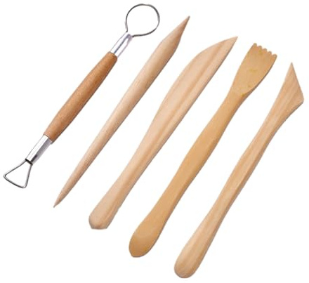 Generico Verktyg Skulptur Kit 5 Stycken | Trähandtag, Flera Borr