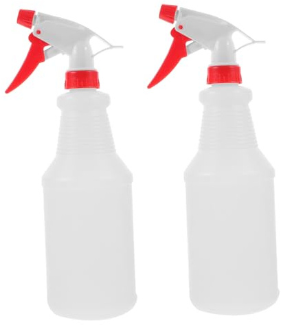 FUTUREORYY 2 piezas Botellas de Spray Vacías con para Dilución Pulverizador Resistente Ergonómicas y Recargables de Limpieza y Jardinería
