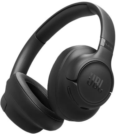 JBL Tune 730 BT Wireless Over-Ear Headphones with JBL Pure Bass Sound, Bluetooth 6.0, Foldable Design, Audio Cable, 76-Hour Battery Life and Google Fast Pair/Microsoft Swift Pair, Black