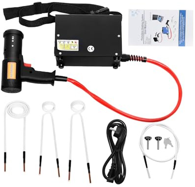 Set di riscaldamento a induzione magnetico 1500 W, 750 ℃/1382 ℉ per la rimozione di bulloni e dadi, riscaldamento a induzione elettromagnetico 220 V