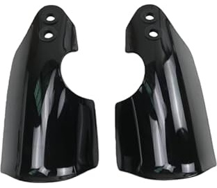 Paramani per moto PC manubrio stile club per Harley Softail Fat Bob FXFB 114 FXFBS FLFB FLFBS 2018-2023 (nero)