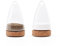 Puik Design - Boeien Set de salière et poivrière en verre et corne