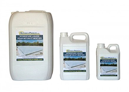 MATPRO - Hydrofuge Liquide pour Béton et Mortier - Effet Plastifiant - Étanche - Résistant Intempéries, Eaux Salées et Sulfates de Calcium - Blanc Laiteux - 2L