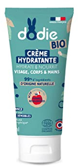DODIE Crème Hydratante Bio - visage, corps et mains - dès la naissance - 75ml