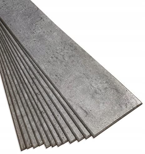DECCART 3D Wandpaneele 60 Stück 100 x 16,7 x 0,4 cm Betonoptik - XPS Schaumstoff Paneele Wand & Decke - Deko Wandverkleidung Platten zum Kleben Kein Streichen - Leichte Deckenpaneele, 10m²