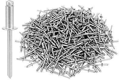 QWORK Stainless Steel Blind Rivets, 500 Pcs 3/16 x 1/2 Rivets