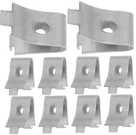 WOONEKY 30 Stk halter Regalclips Regalpflöcke für Regale Regalstift einlegeböden halterung shelf bracket Schwerlastregale Halteclip für Regale Regalhalterungsclip Rostfreier Stahl