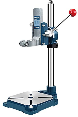 Bench Drill Press Stand,Benchtop Drill Presses, Drill Press Table with Vise/Pressure Plate, Drill Press Stand Universal Tool Workstation, 90°rotating Head, Pillar Drill Multifunction for Dri
