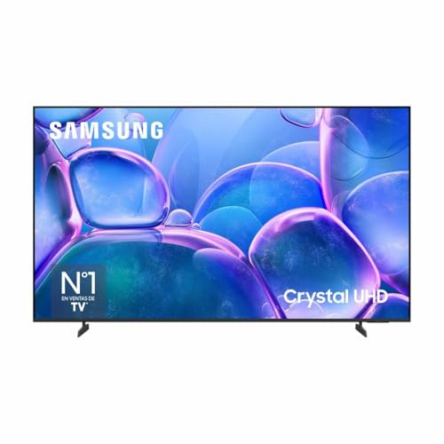 Samsung TV 65 Pulgadas Crystal UHD U7025F 4K Smart TV, Colores increíbles con Crystal Processor 4K, Escucha Todos los Altavoces con Q-Symphony, Datos protegidos Knox Security y Gaming Hub