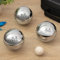 Wanapix | Personalisierte Pétanque-Kugeln | Geschenke zum Vatertag/Geburtstag | 3 Kugeln mit Tasche | Mit Namen Personalisieren | Initial