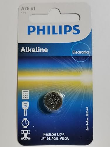 Pile 1.5 V LR44/LR1154 Philips alcalines