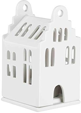 Räder - Mini Lichthaus Giebelhaus, weiß 6 x 6 5 x 11 cm