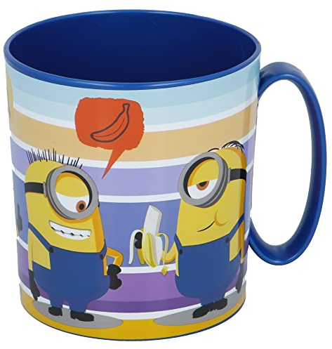 TASSE EN PLASTIQUE DE 350 ML SANS BPA, PASSANT AU MICRO-ONDES | MINIONS II