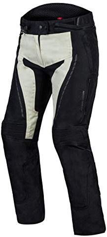 REBELHORN Pantalon Hiker-III pour Femme Moto, Noir/Gris, XXL