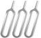 3 PCS SIM Card Removal Pin, SIM Ejector Tool SIM Card Ejector for All Models iPhone, iPods and iPad, Samsung Galaxy Smartphone