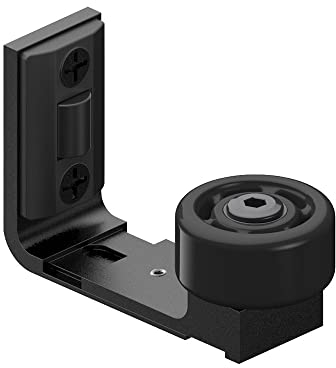 ETIASQSA Sliding Barn Door Adjustable Roller Floor Guide Wall/Door Bottom Guide