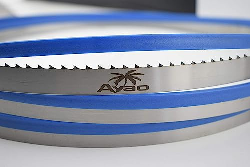 AYAO Bandsaw Blades 70-1/2 Inch X 1/2 Inch X 4TPI Hardened Teeth, for Craftsman 921400, Rikon 10-305 and 10-3061 10 Band Saw