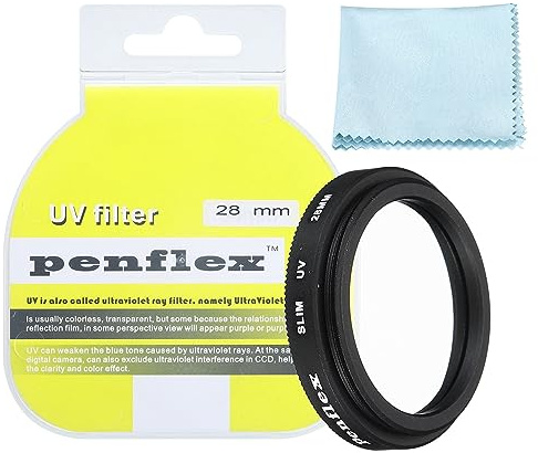 PATIKIL Kameralinsfilter 28 mm skyddsfilter smalt
