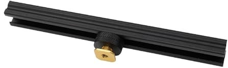 Camera Hot Cold Shoe Bracket Extension Rail Bar Mount Bracket with 1/4'' Hole for Flash LED Video Light