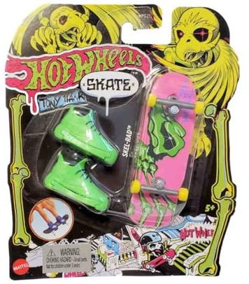 Hot Wheels Skate Neon Theme Finger-Skateboard & Foot Packs HPG21-HPG27