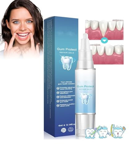 Caduola Neslemy Gum Shield Therapy Gel e sbiancante, Neslemy Gum Gel, Dentizen Gum Therapy Gel, penna sbiancante istantanea per denti sensibili, pulizia profonda delle gengive (1 PCS)