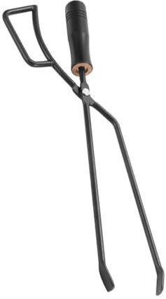 Sosoport Tisonnier à Pince à Bûches avec Manche Pince en Métal pour Barbecue Accessoire Pratique