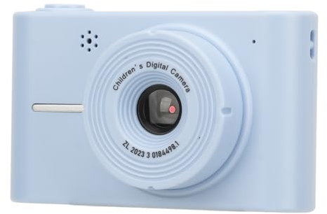Fotocamera Digitale Gugxiom, Punta e Scatta da 40 MP, Compatta HD 1080P con Zoom 8x, Schermo IPS Antivibrazione Blu per Adolescenti e Bambini