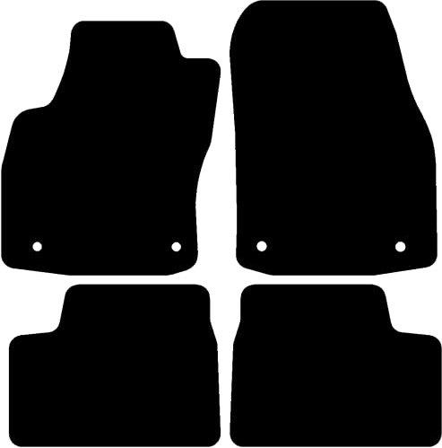 Kovvar Fußmatten passend für Opel Astra H 2004-2011 Passend zur Ausführung: 3/5 Türen/GTC Coupé/Kombi/TwinTop Cabrio | Qualität: Basic