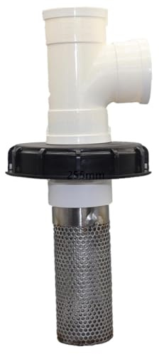 Zunishaone Schermo del filtro del barile 'acqua, filtro di ingresso del tubo da giardino | Filtro per tubo di scarico 'acqua piovana - Attacco per tappo del tubo del filtro del secchio a pioggia per
