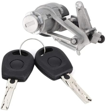 Kofferraumschloss Für VW Für Golf 4 1998-2006 Für Lupo 1999-2006 1J6827297G Heckklappe Schloss Zylinder Mit Hinten Boot Türschloss Schlüssel Auto Zubehör Kofferraumklappen Türschloss