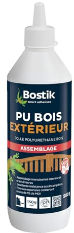 Colle bois PU extérieur Agrobois biberon 500g - BOSTIK - 30610777