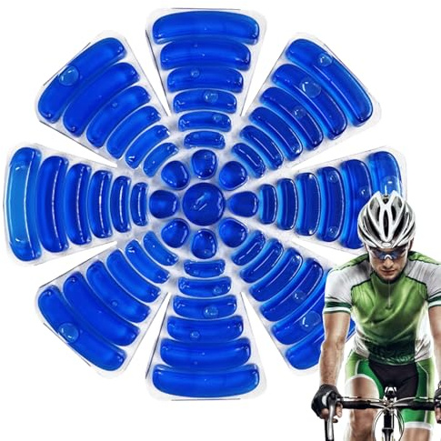 Pack Refroidisseur Sous Le Chapeau,Incrustation de Refroidissement de Casque Portable - Élément de Refroidissement de Casque de Vélo Réutilisable pour Sports de Plein Air Cyclisme Course Randonnée