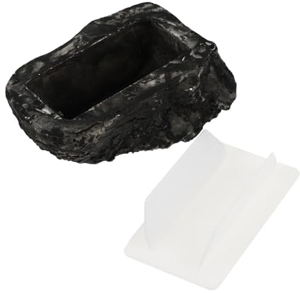 FUTUREORYY Scatola Portachiavi Finta Pietra per Esterni Nascondi Chiave Riserva Design Realistico per Giardino e Custodia Antifurto Discreta e Durevole