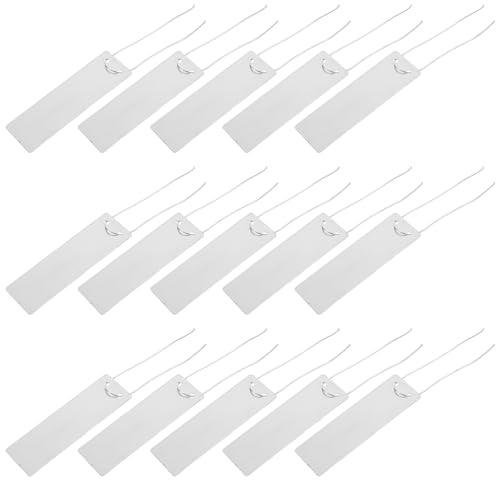 OFFSCH 20 Pezzi Etichette per Piante da Esterno in Alluminio 20 Pezzi, Targhette Metalliche Resistenti per Giardino e Serra, Marcatori per Piante da Giardino Facili da Scrivere, per Fiori