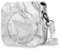 FINTIE - Funda para Fujifilm Instax Mini 9/8/8 + cámara instantánea – Bolsa de Piel de Viaje con cámara extraíble, Color Blanco