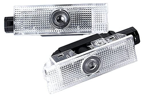 2 proiettori LED per portiera auto con logo, plug and play, facili da installare