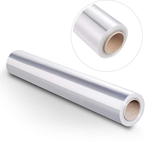 STOBOK Klare Cellophan Rolle,Geöffnet Breiten 80CM x 30M Zellophan Transparent 3.0 Mil Dicke zum Einwickeln von Geschenkkörben,Geschenkpapier,Blumenfolie Geschenkfolie