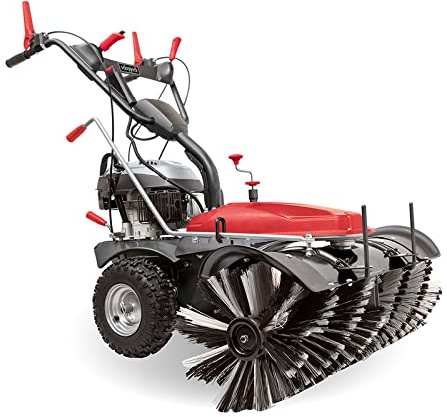 Scheppach SC2200PE Benzin Kehrmaschine mit E-Start | Kehrbreite 100cm | 3 Vorwärts & 1 Rückwärtsgang | Motorbesen | Schneeräumer | Schneefräse | Schneeschieber