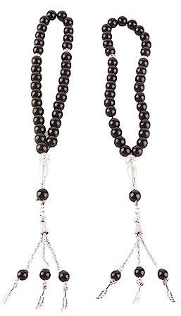 2pcs Muslim Tasbih Islamic Prayer Beads 33 Beads Meditation Bracelet for Religious Worship