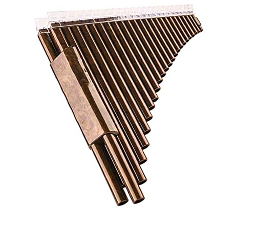 KESHUO Bass Pan Flöte 48-Tube Doppelpfanne Flöte Bass Pan Flöte Studentische Panflöte