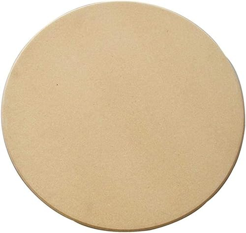 Round Pizza Stone, Heavy Duty Ceramic Bread Baking Stone, Natural Baking Stone for Oven and Grill, for Baking Crisp Crust Pizza Bread (28cm)