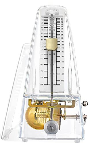 THREMA Mechanisches Musik-Metronom, Elegantes Vintage-Design, Musik-Timer, lauter Sound, Beat-Rhythmus-Tracking, universelles Instrumenten-Metronom, für Klavier, Violine, Gitarre, Bassdrum